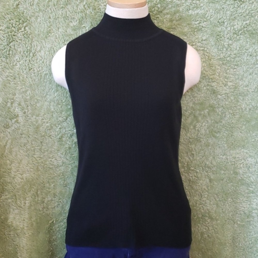 Dress Barn Sleeveless Mock Neck Sweater